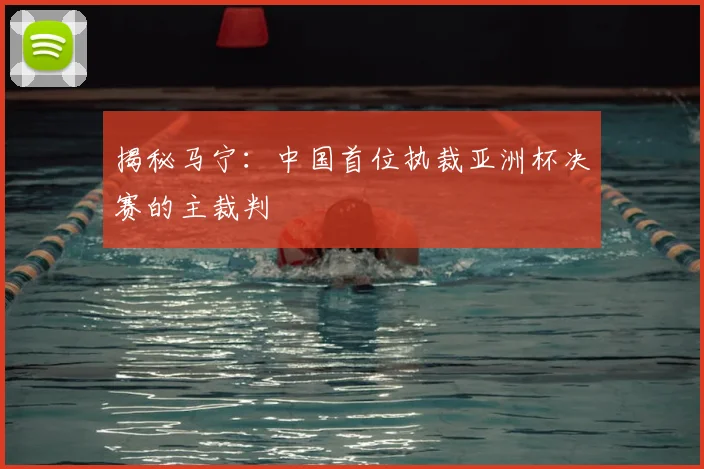 揭秘马宁：中国首位执裁亚洲杯决赛的主裁判