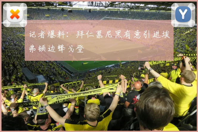 记者爆料：拜仁慕尼黑有意引进埃弗顿边锋戈登